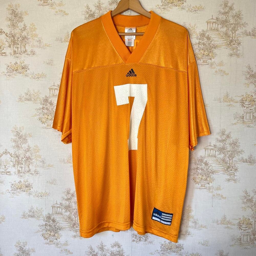 Vintage Y2K Adidas Tennessee Volunteers Jersey | Oversized Orange | Large